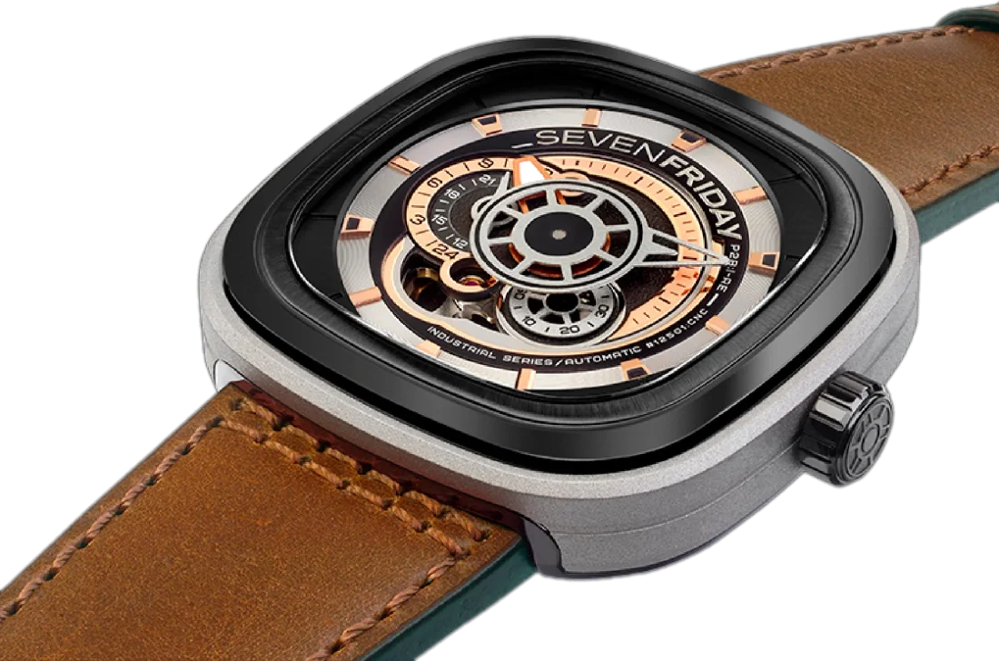 Montre Homme Salvatore Ferragamo SFHP00520 Acier Bicolore Argent/Or 41mm vue 4