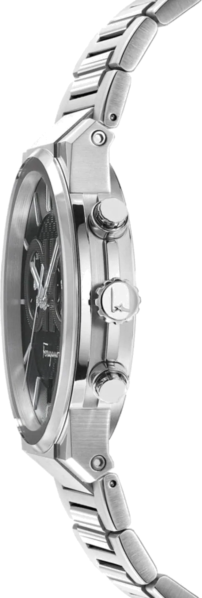 Chronographe Salvatore Ferragamo SFME00321 Homme en Acier, Cadran Noir vue 2