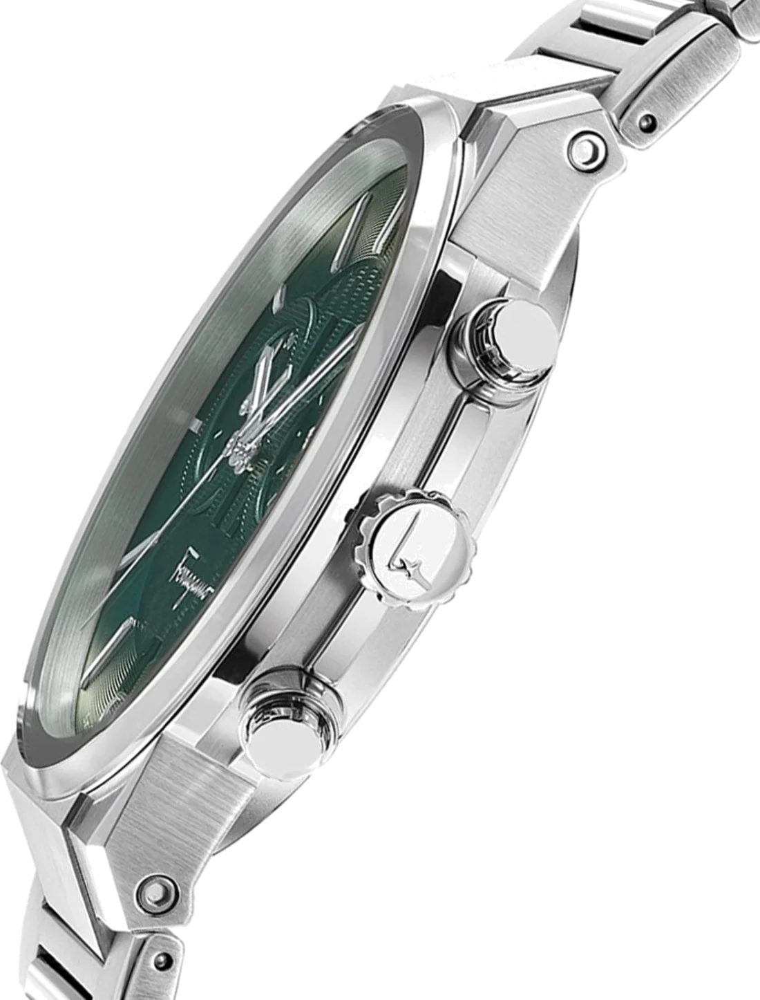 Salvatore Ferragamo SFME00421 Chronographe Homme Acier Cadran Vert vue 3