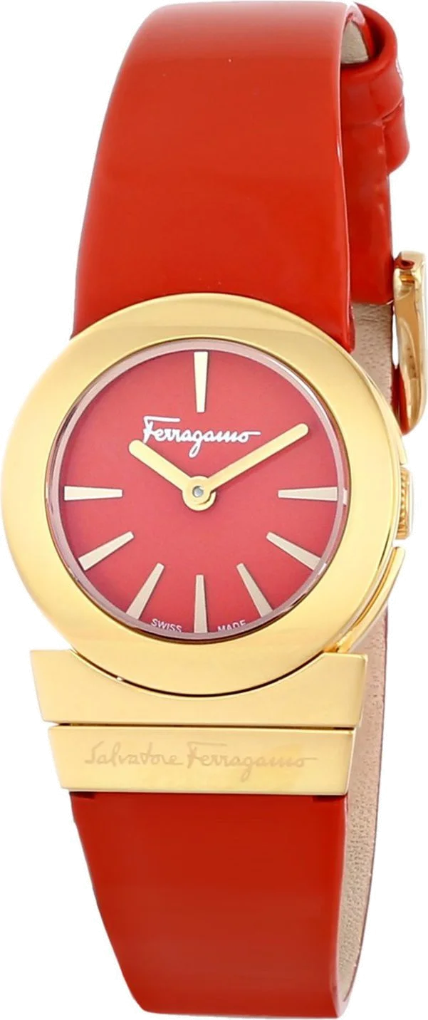 Montre Femme Salvatore Ferragamo Gancino FD8010014 Rouge
