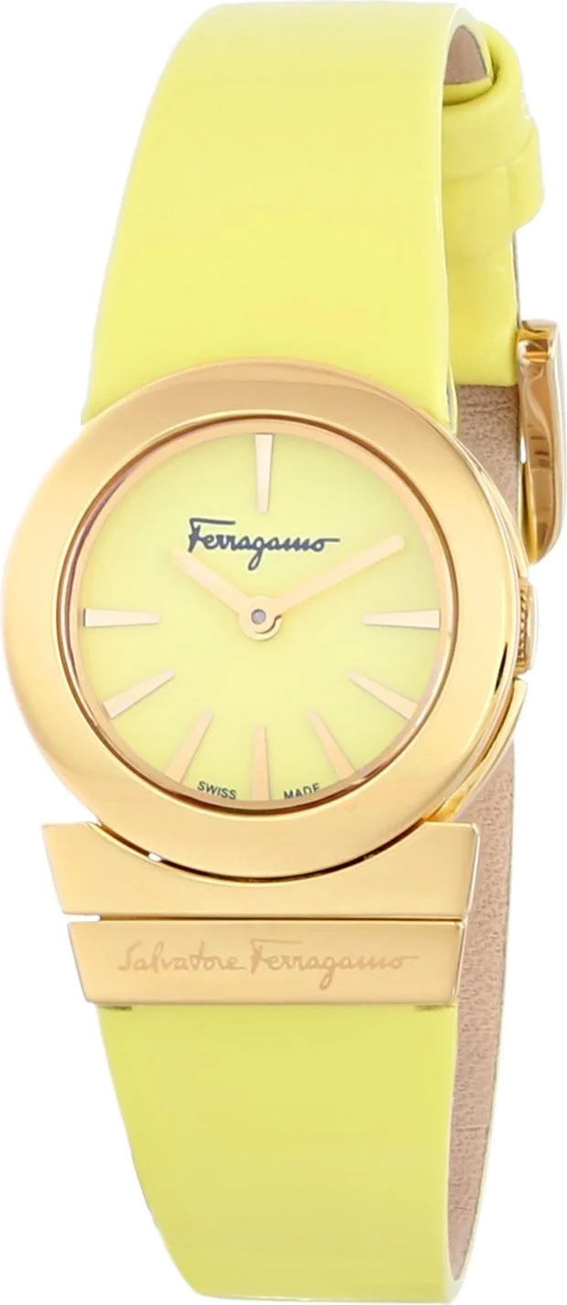 Montre Femme Salvatore Ferragamo Gancino FD8030014 Jaune