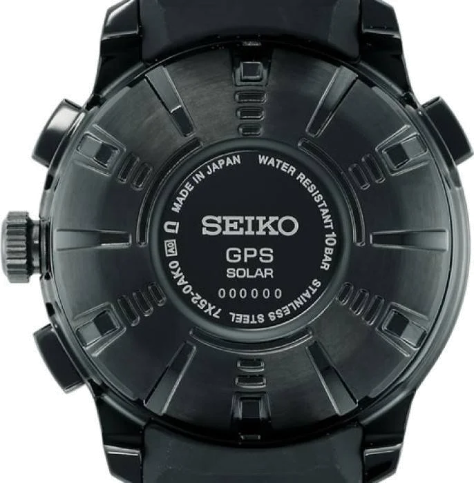 Montre Seiko Astron GPS Solaire SAS033J1 - Boîtier et Bracelet Noir - Homme vue 2