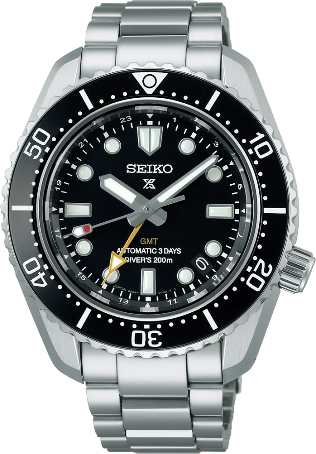 Montre Seiko Prospex SPB383J1 GMT Automatique Homme Acier Cadran Noir