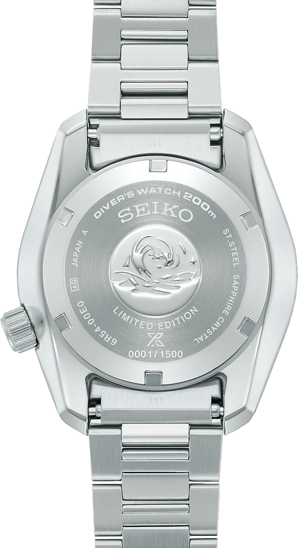 Montre Seiko SPB439J1 Prospex GMT Automatique Homme Acier Cadran Argenté vue 2