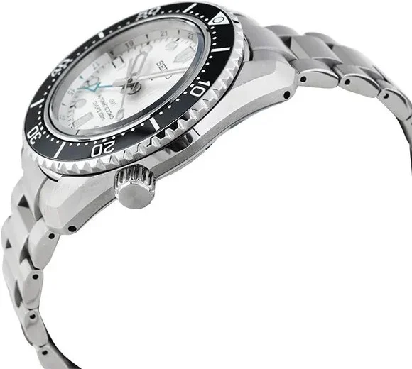Montre Seiko SPB439J1 Prospex GMT Automatique Homme Acier Cadran Argenté vue 3