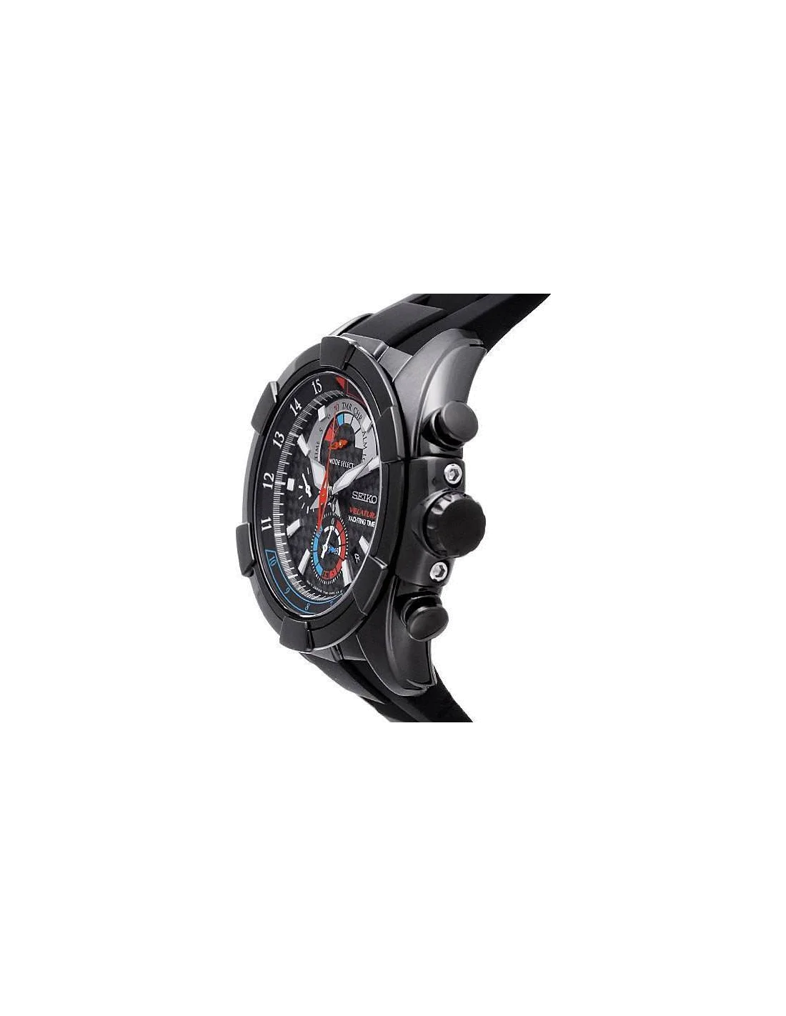 Montre Homme Seiko Velatura SPC149P1 en Silicone et Titane Noir vue 2