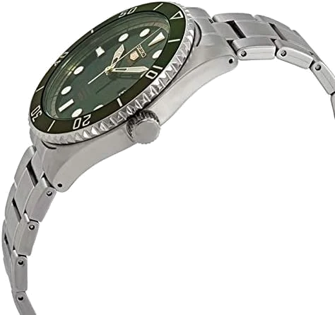 Montre Seiko 5 Sports SRPB93K1 Automatique Homme, Cadran Vert Forêt, Acier Inoxydable vue 3