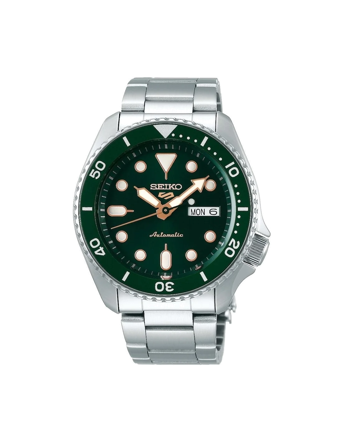 Seiko 5 Sports SRPD63K1 - Montre automatique de plongée homme, cadran vert