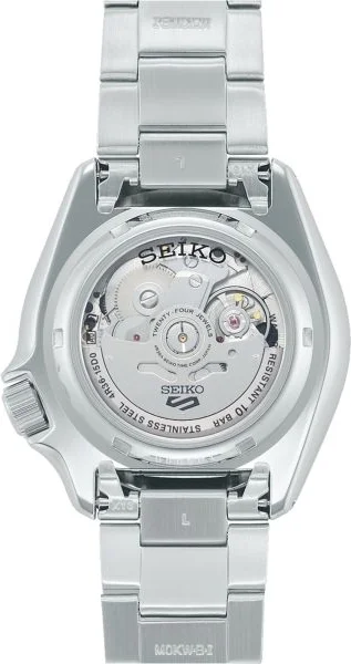 Montre Seiko SRPK09K1 Automatique Homme Acier Argent Cadran Texturé vue 2
