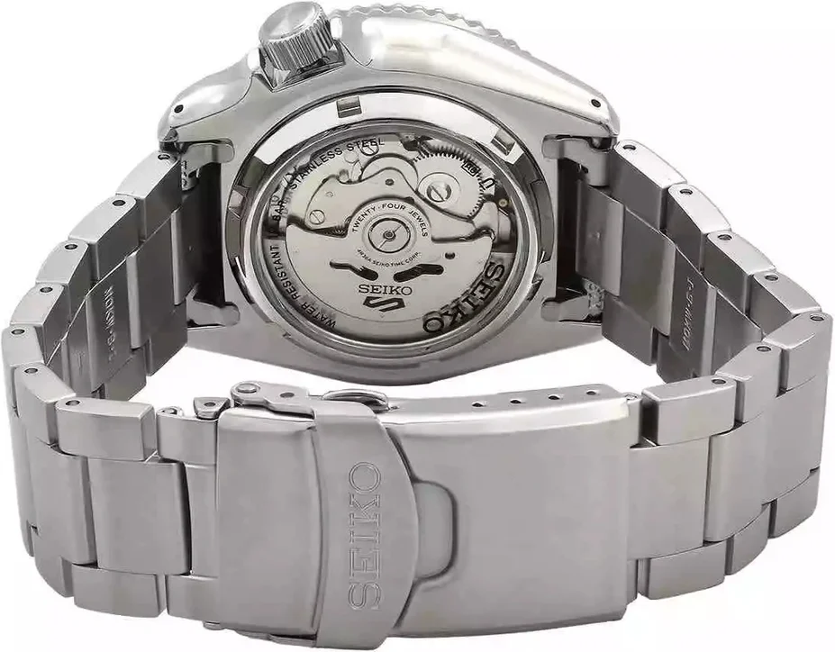 Seiko 5 Sports SRPK65K1 - Montre Homme Automatique Acier, Cadran Bleu Checker Flag vue 3