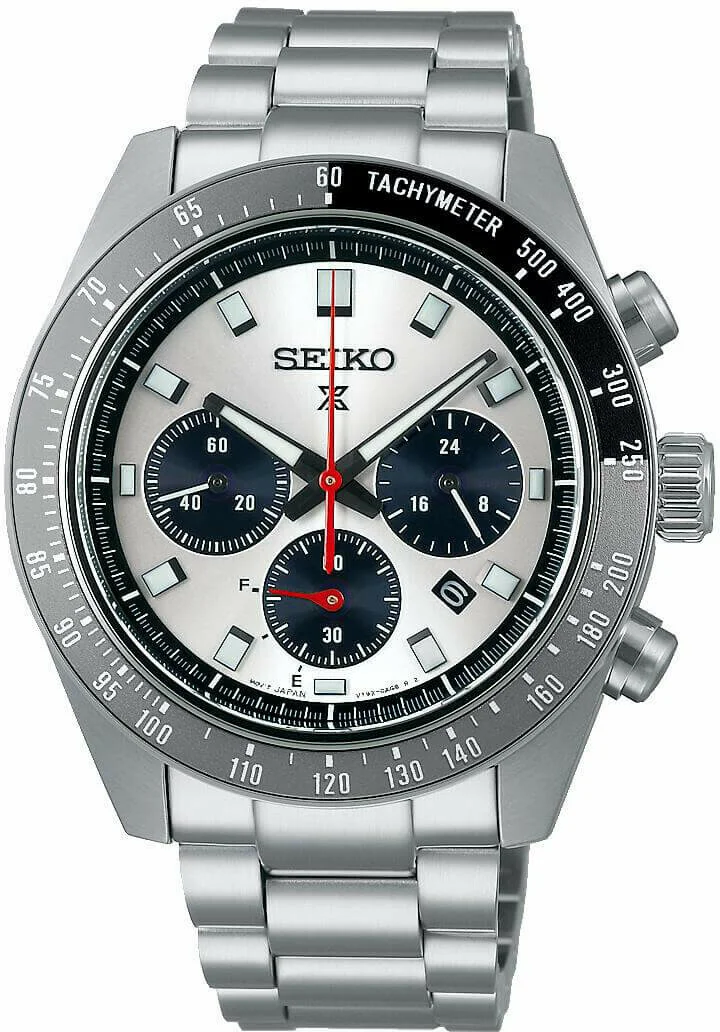 Montre Seiko Prospex Speedtimer Solaire SSC911P1 - Chronographe Homme en Acier Argenté