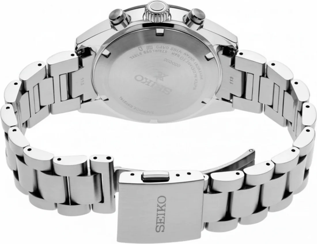 Montre Seiko Prospex Speedtimer Solaire SSC911P1 - Chronographe Homme en Acier Argenté vue 3