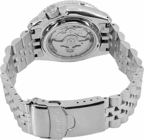 Montre Seiko SSK035K1 GMT Automatique Homme - Cadran Vert Soleillé, Acier vue 4