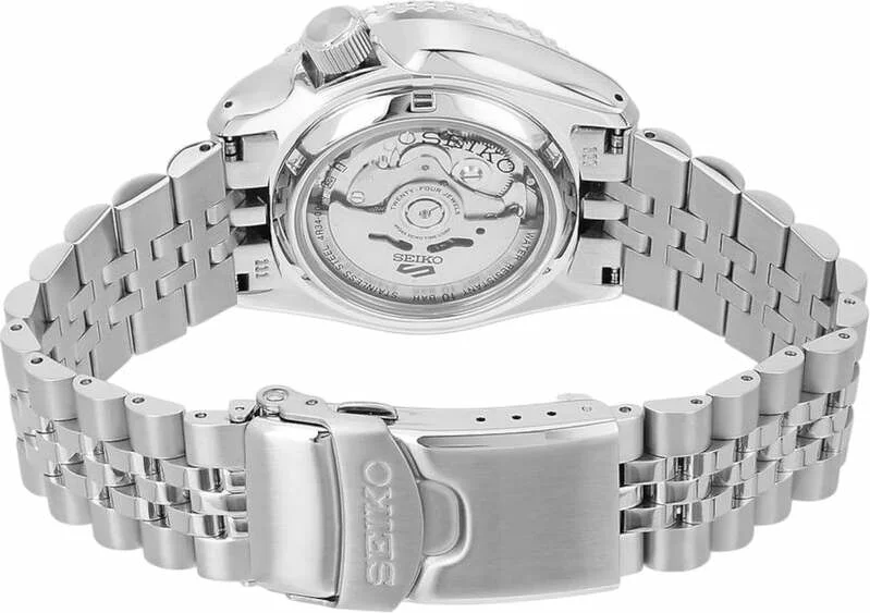 Montre Seiko 5 Sports GMT SSK043K1 Automatique Cadran Saumon Doré pour Homme vue 4