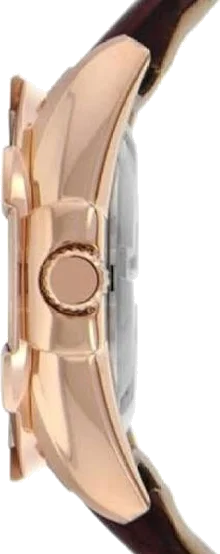 Seiko Velatura SXDG12P1 - Montre Femme Cadran Marron Diamants Bracelet Cuir vue 3