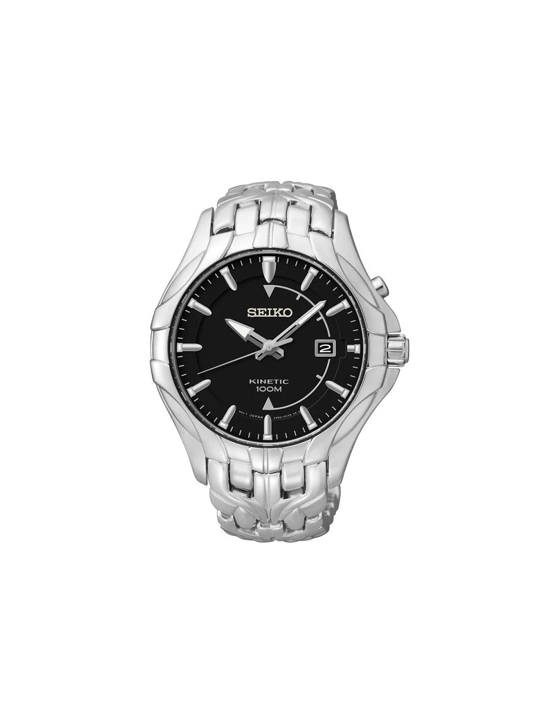 Montre Homme Seiko Kinetic SKA585 à Cadran noir