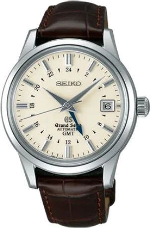 Montre Homme Seiko Grand SBGM021 Bracelet En Cuir Brun