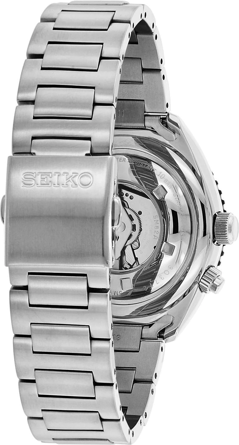 Montre Homme Seiko Kinetic SKA615P1 Bracelet Argenté En Acier Inoxydable vue 2