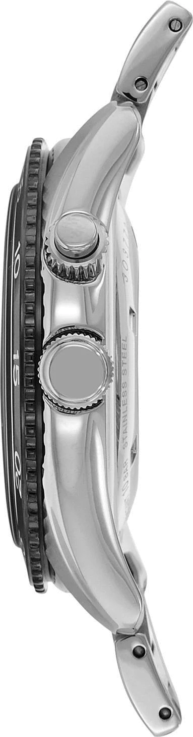 Montre Homme Seiko Kinetic SKA615P1 Bracelet Argenté En Acier Inoxydable vue 3