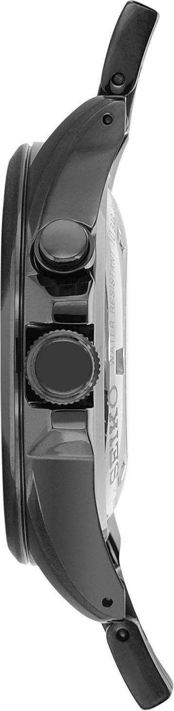 Montre Homme Seiko Kinetic SMY139P1 Bracelet Noir En Acier Inoxydable vue 3