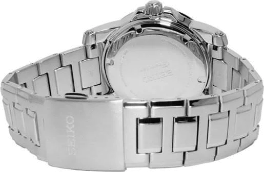 Montre Homme Seiko Premier SNP091P1 Bracelet Argenté En Acier Inoxydable vue 2