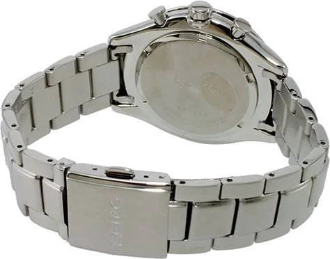 Montre Homme Seiko SPC079P1 Chronograph Bracelet Argenté En Acier Inoxydable vue 2