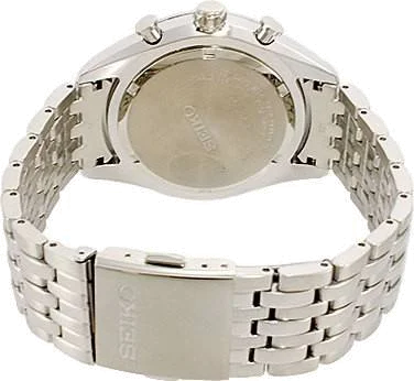 Montre Homme Seiko Solar SSC211P1 Chronograph Bracelet Argenté En Acier Inoxydable vue 2