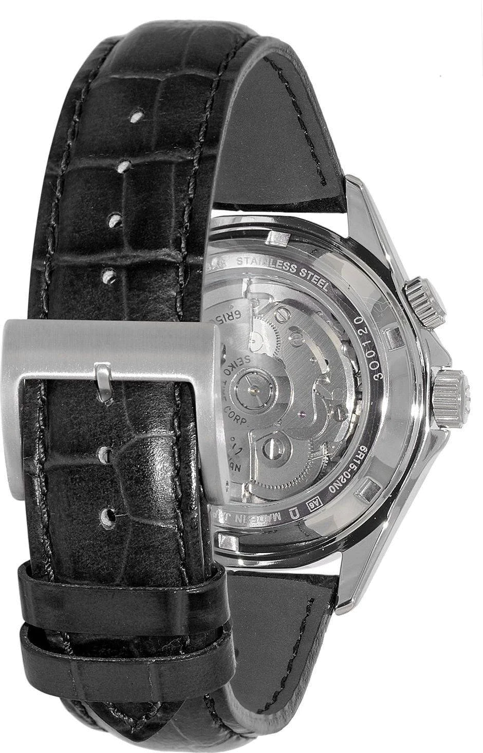 Montre Homme Seiko Tradition SARG007J Cadran noir gradué vue 2