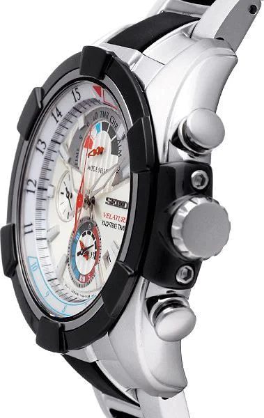 Montre Homme Seiko Velatura SPC145P1 Bracelet en acier avec revêtement titane vue 2