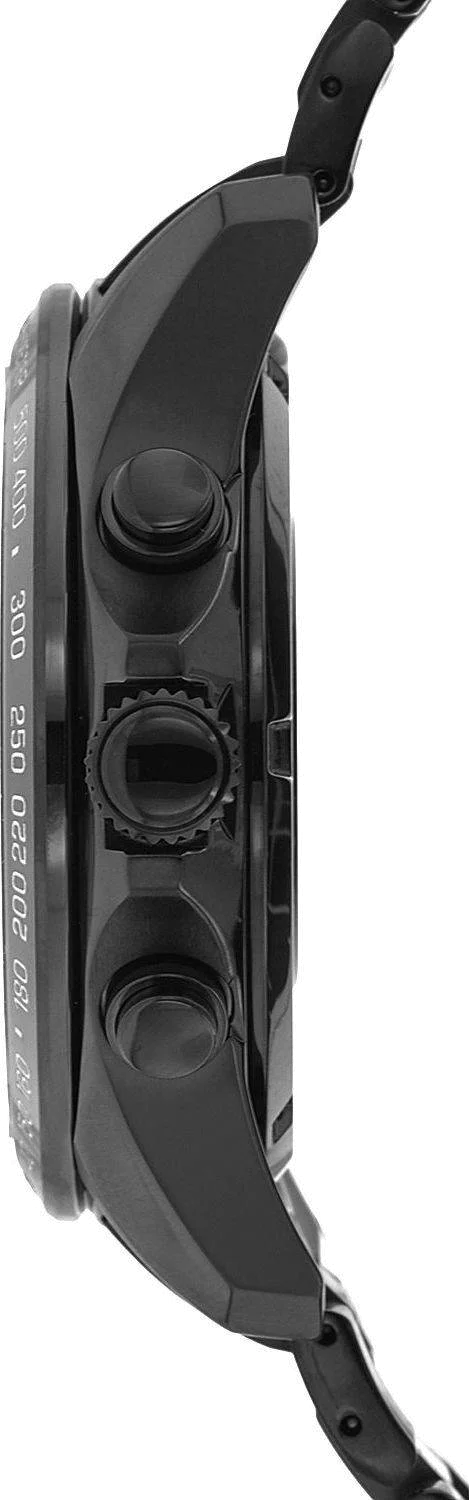 Montre Homme Seiko Astron GPS Solar SSE013J1 Index bleus et cadran noir vue 3