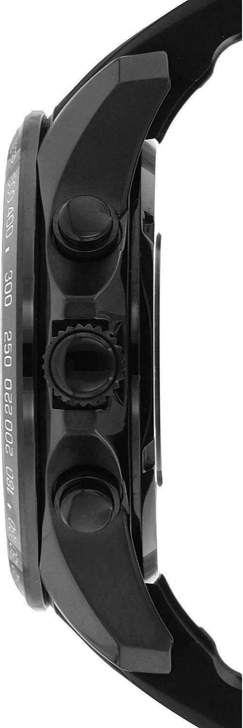 Montre Homme Seiko Astron GPS Solar SSE017J1  Index oranges et caoutchouc noir vue 3