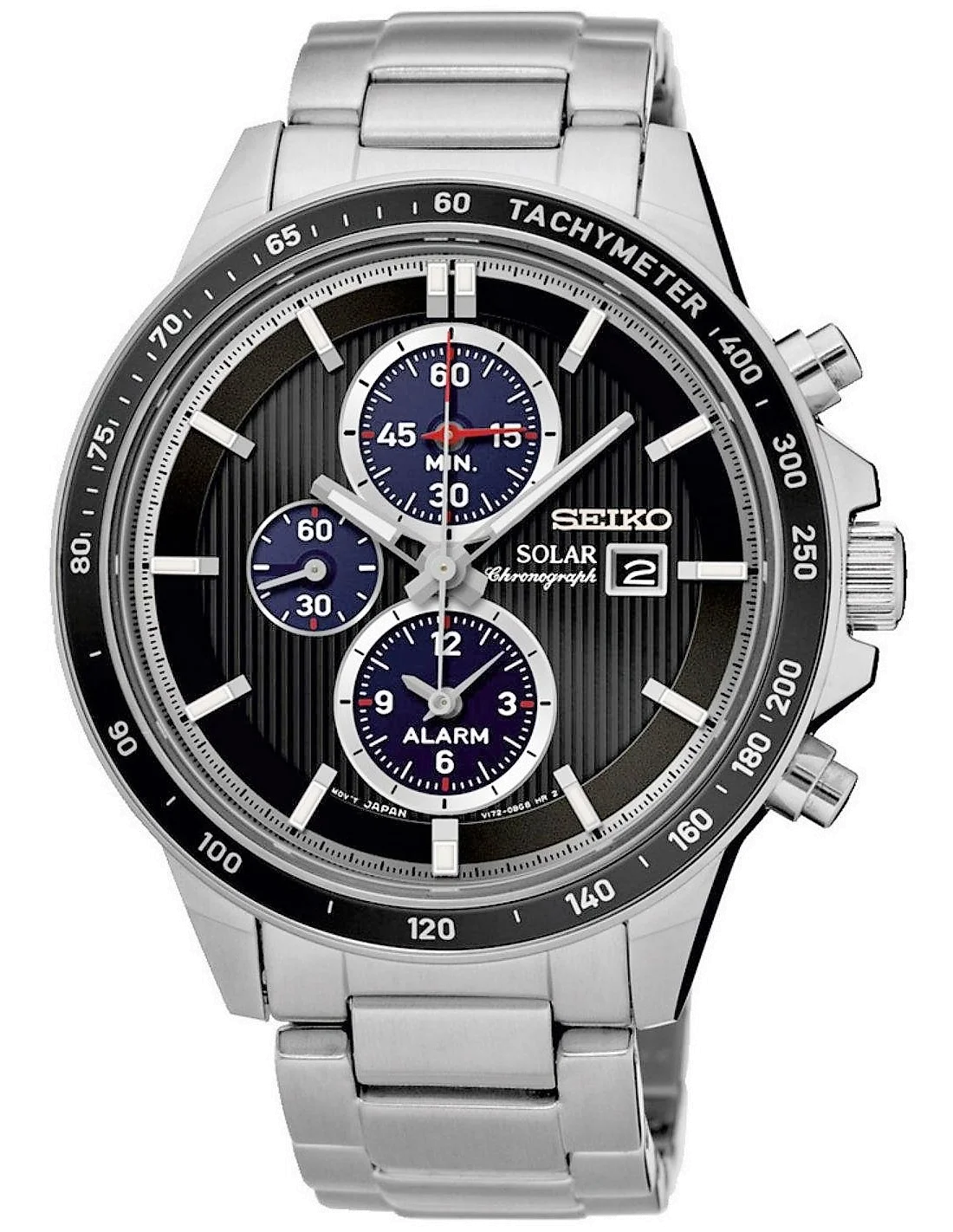 Montre Homme Seiko Solar SSC435P1 Argent vue 2