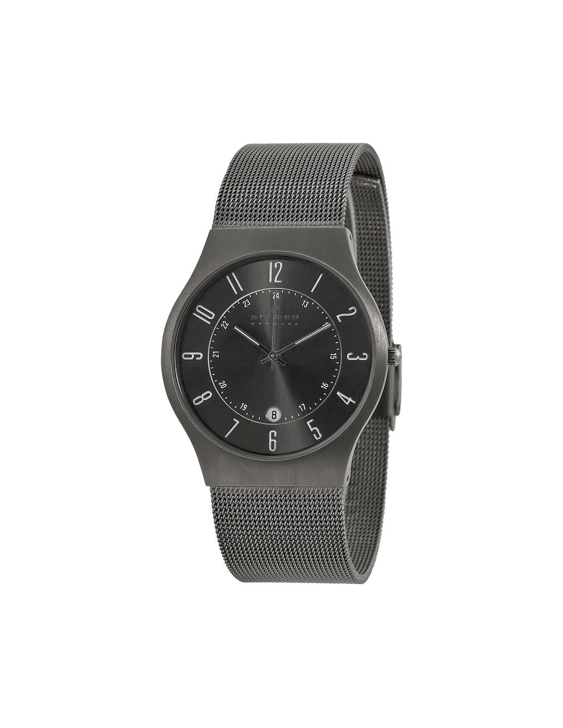 Montre Homme Skagen 233XLTTM Cadran Gris sur Maille Milanaise Argent