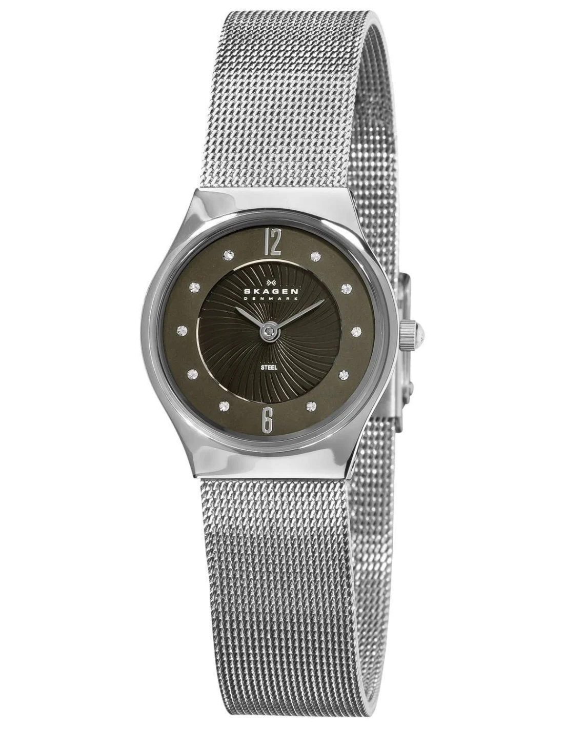 Montre Femme Skagen 233XSSSB1 en acier argenté à cadran gris