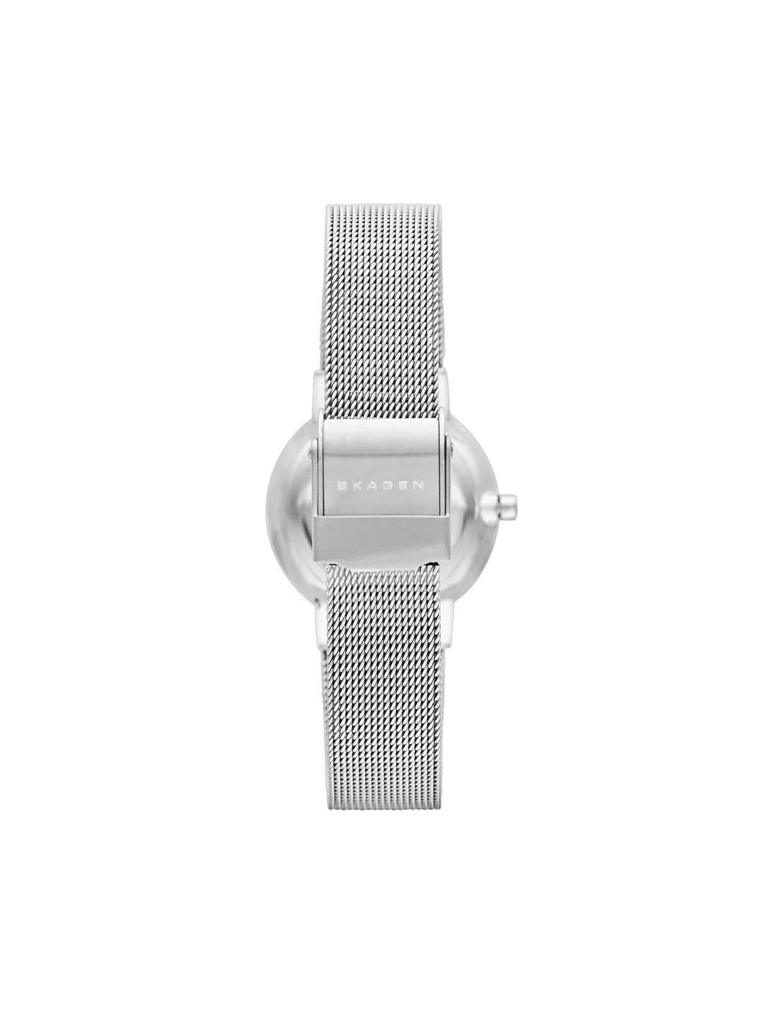 Montre Skagen Ancher SKW2195 pour Femme, Cadran Blanc et Bracelet Acier Argenté vue 3