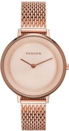 Montre Femme Skagen Ditte SKW2334 Cadran Or Rose Minimaliste