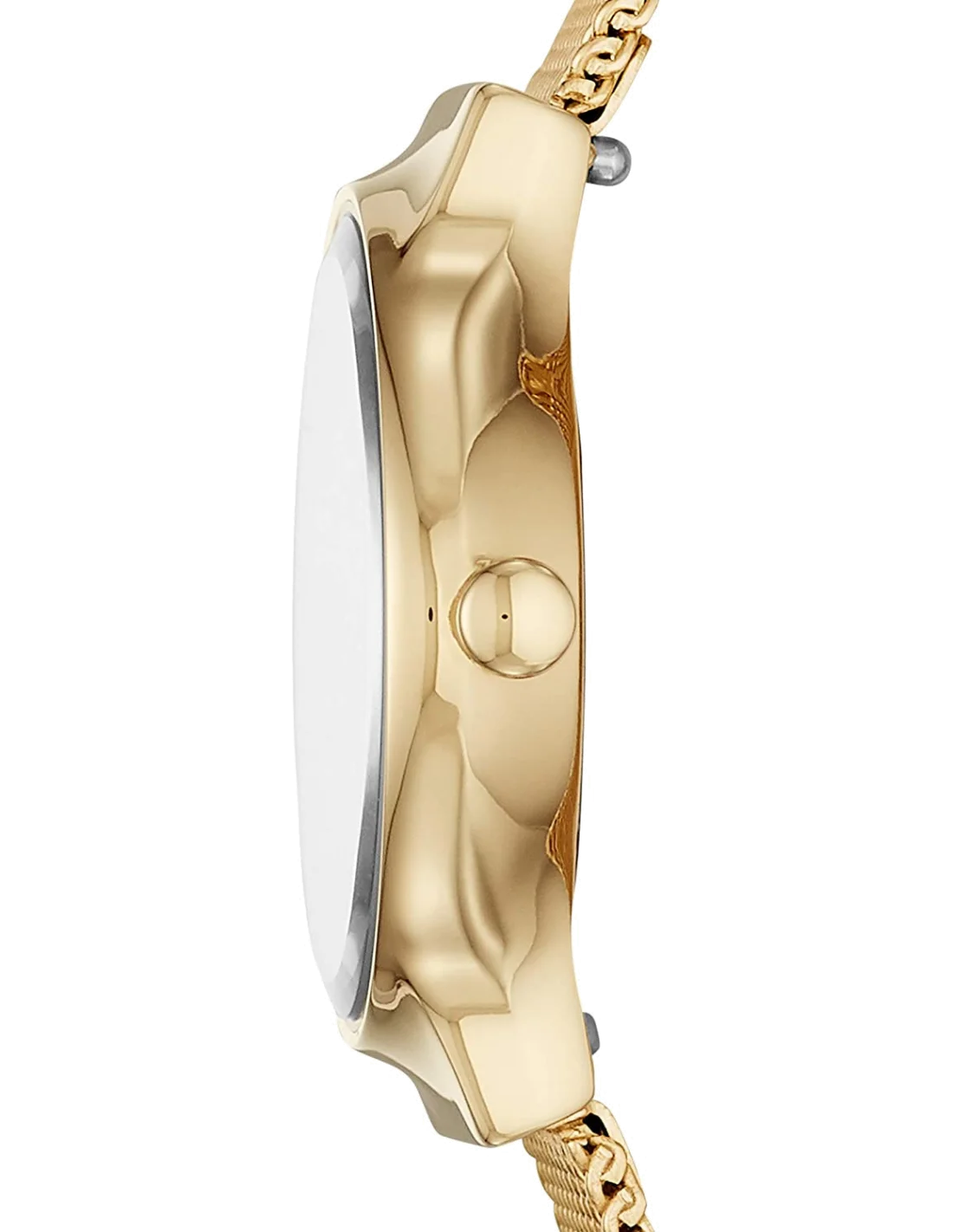 Montre Femme Skagen Freja SKW2717 en Acier Doré à Bracelet Maille Milanaise vue 2