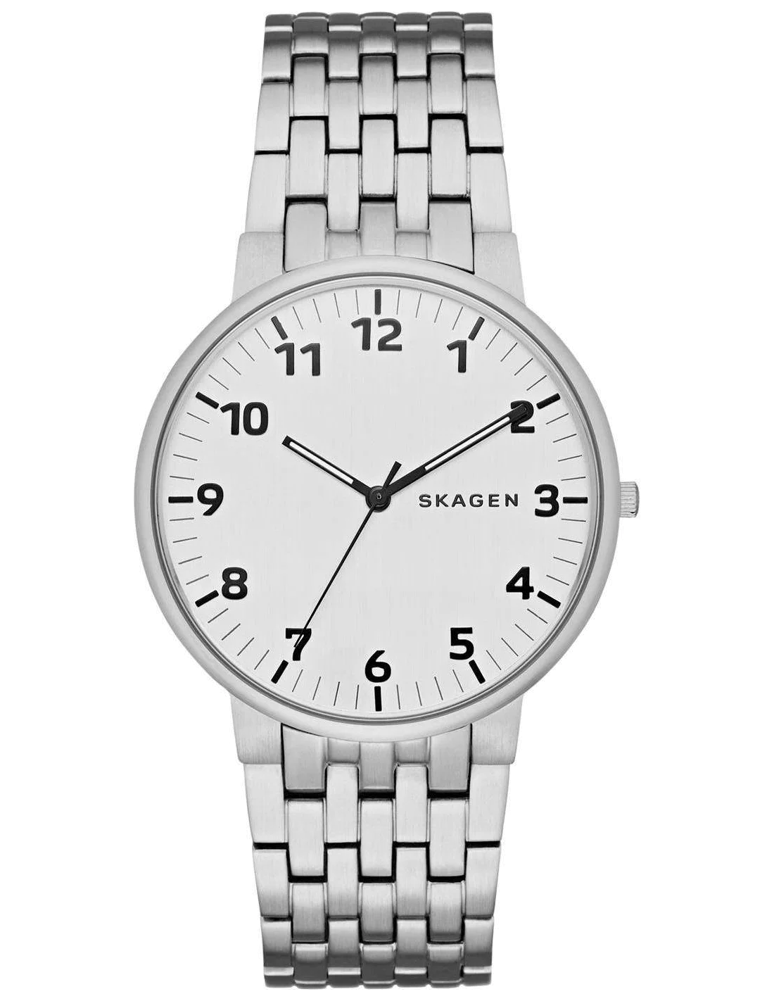 Montre Homme Skagen Ancher SKW6200 en Acier Argenté