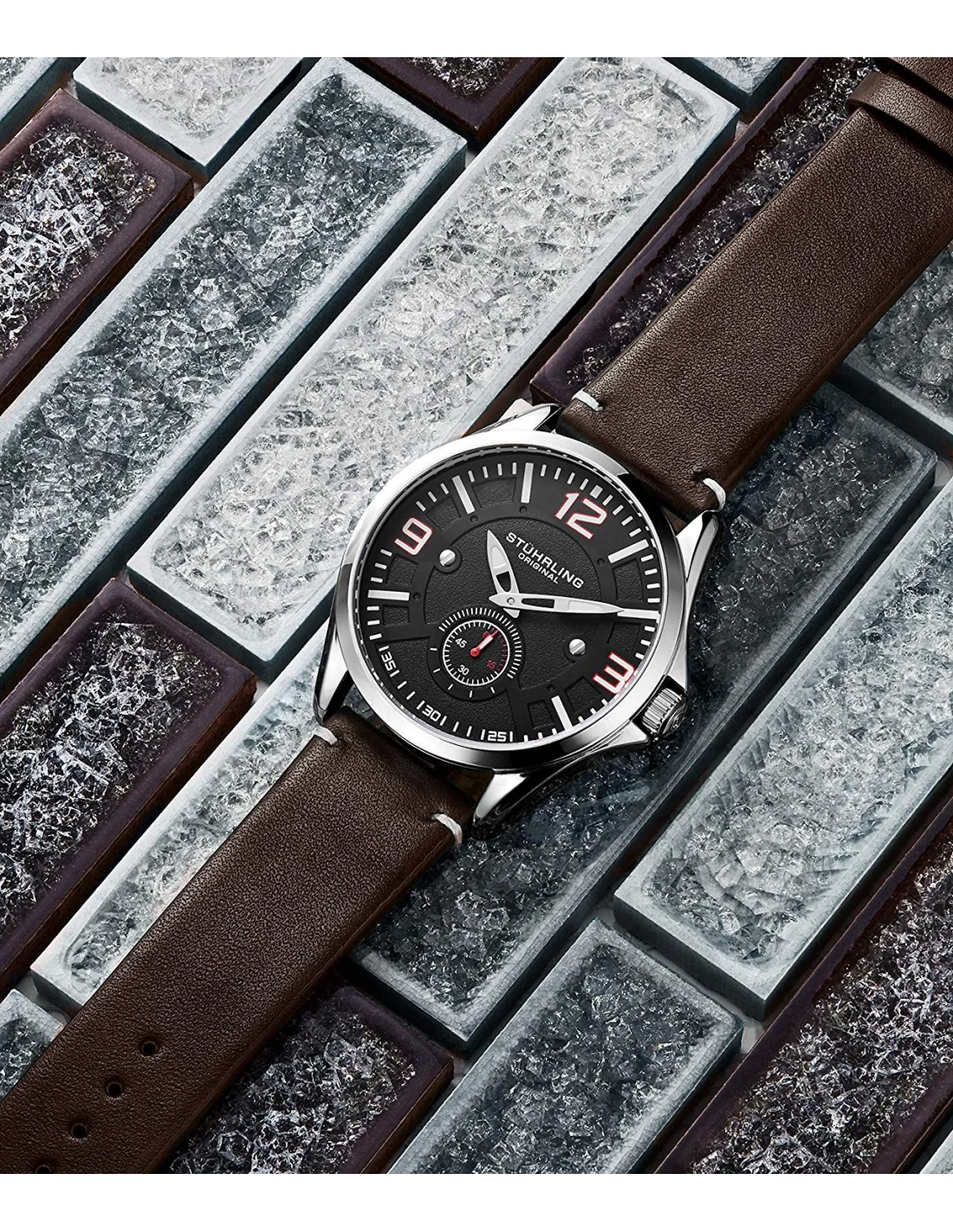 Montre Homme Stuhrling Original Tuskegee 3934.1 vue 3