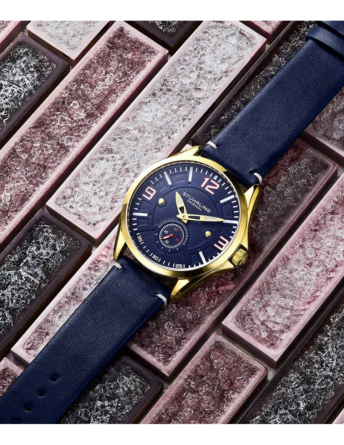 Montre Homme Stuhrling Original Tuskegee 3934.5 vue 3