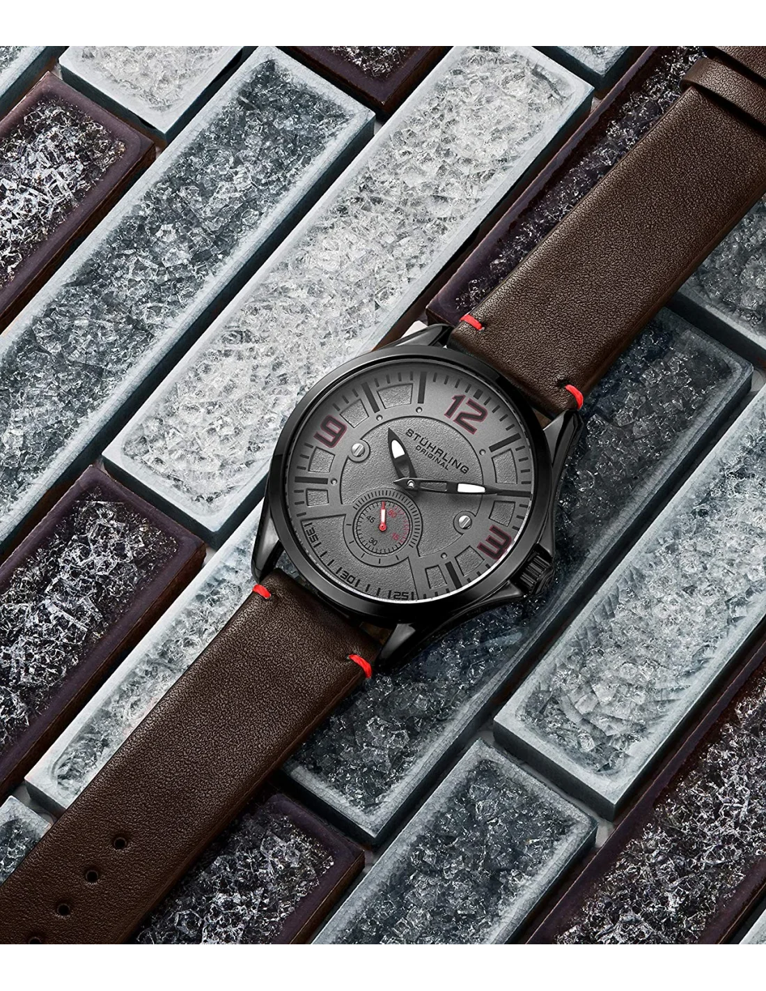 Montre Homme Stuhrling Original Tuskegee 3934.6 vue 3