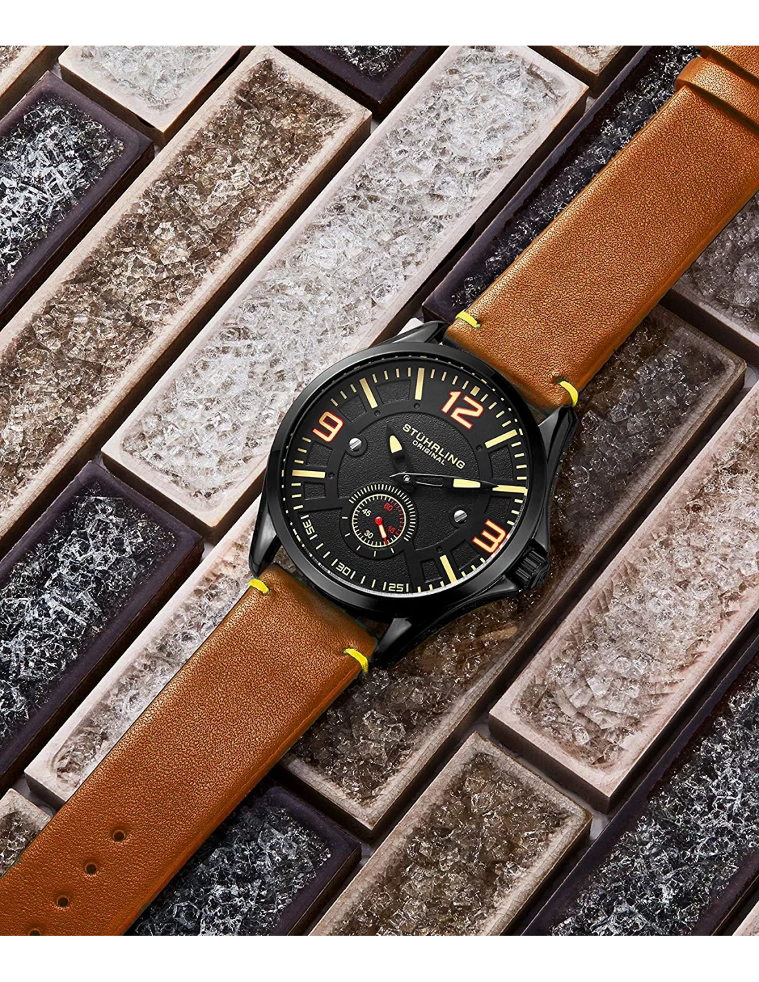 Montre Homme Stuhrling Original Tuskegee 3934.7 vue 3