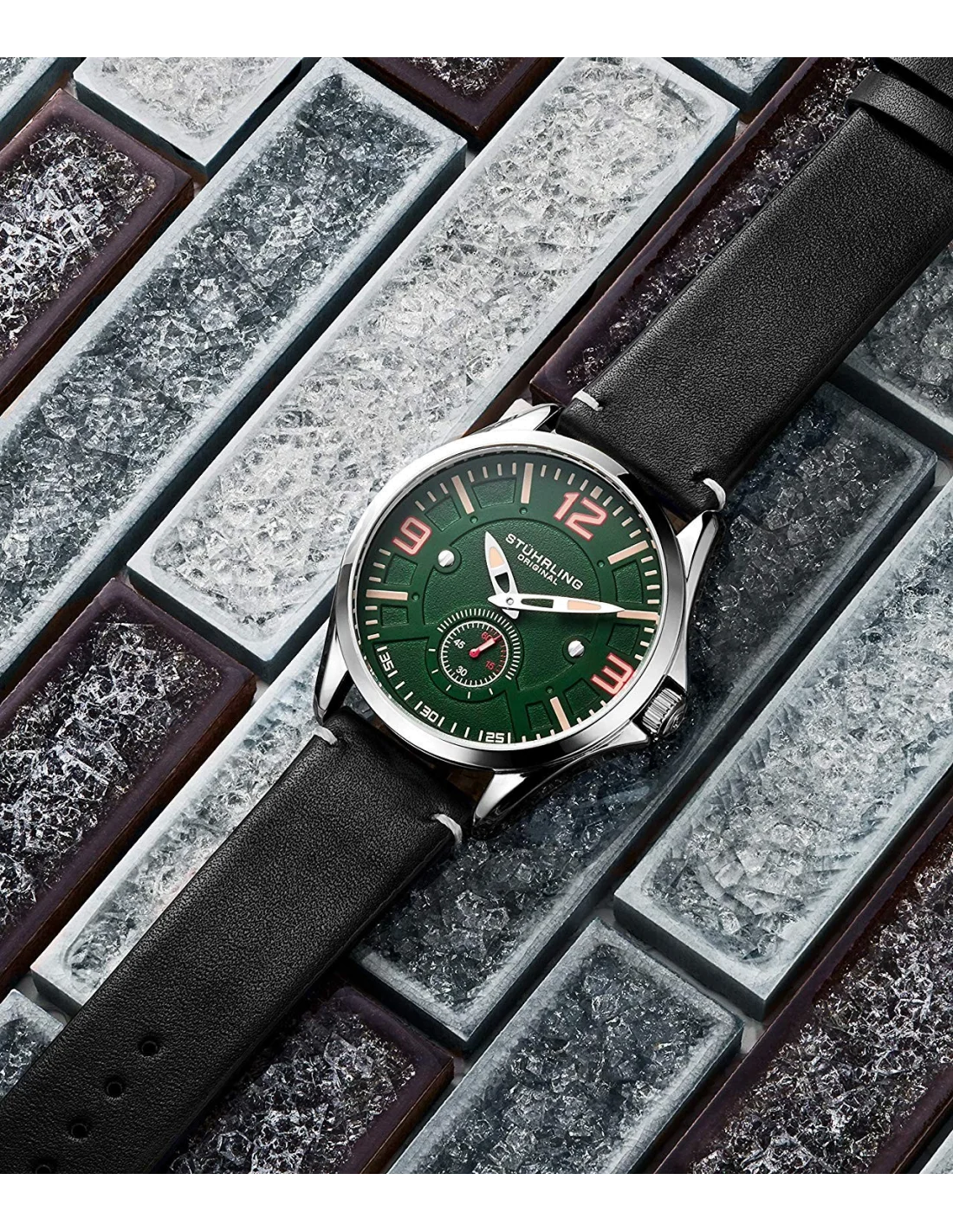 Montre Homme Stuhrling Original Tuskegee 3934.3 vue 3