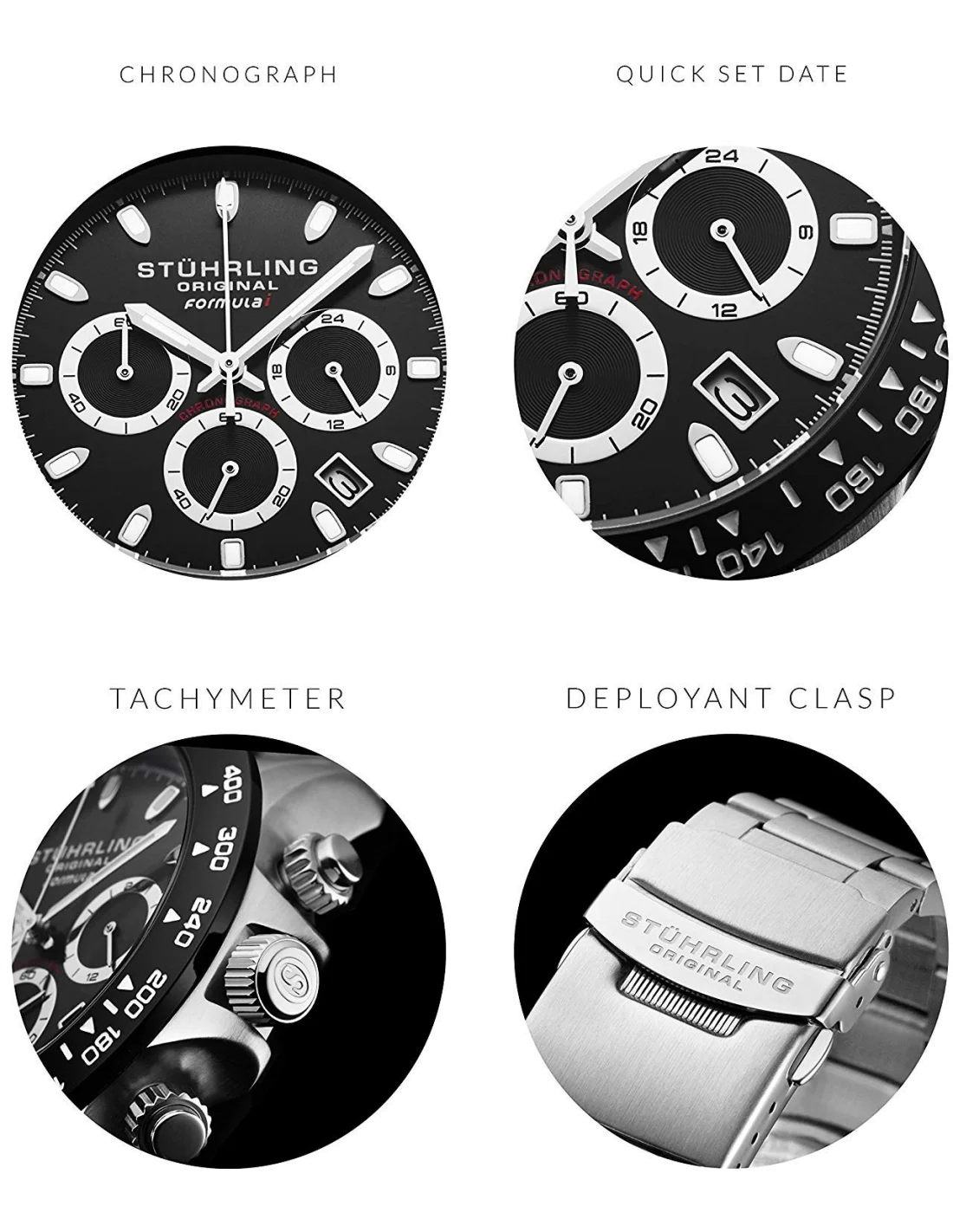 Montre Homme Stuhrling Original Formula i 891Z.02 vue 2