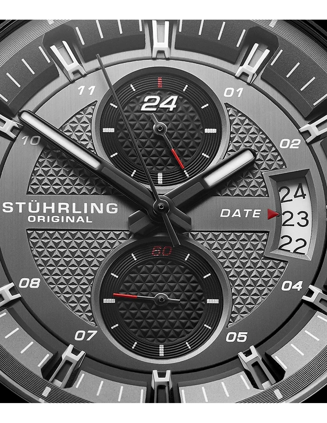 Montre Homme Stuhrling Original TruTime Racer 845Z.04 vue 2