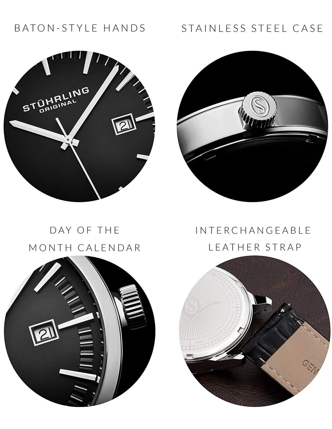 Montre Homme Stuhrling Original Ascot 555AZ.01 vue 2