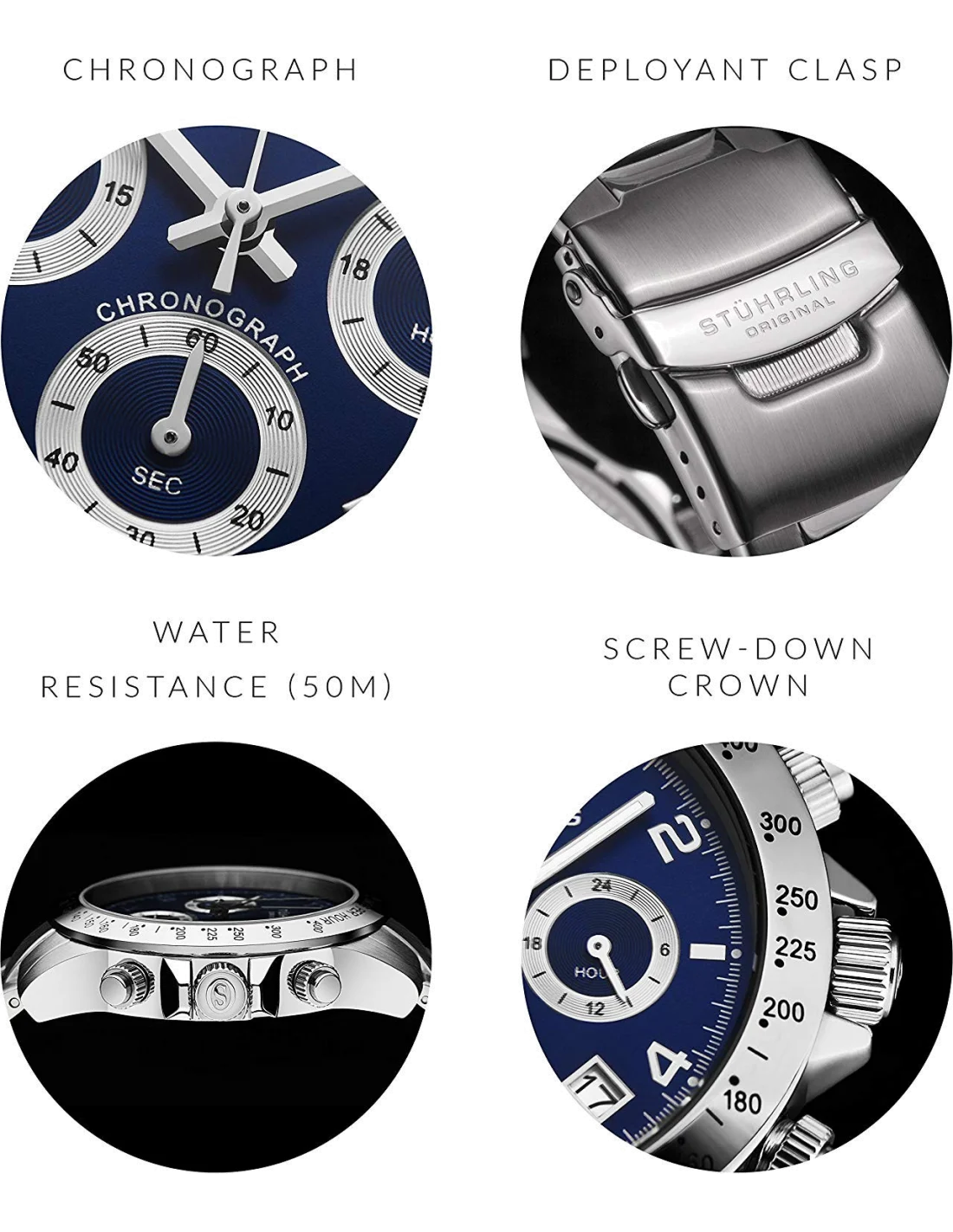 Montre Homme Stuhrling Original Concorso 665BZ.02 vue 2