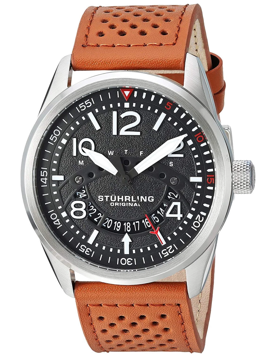Montre Homme Stuhrling Original Aviator 448.01 vue 3