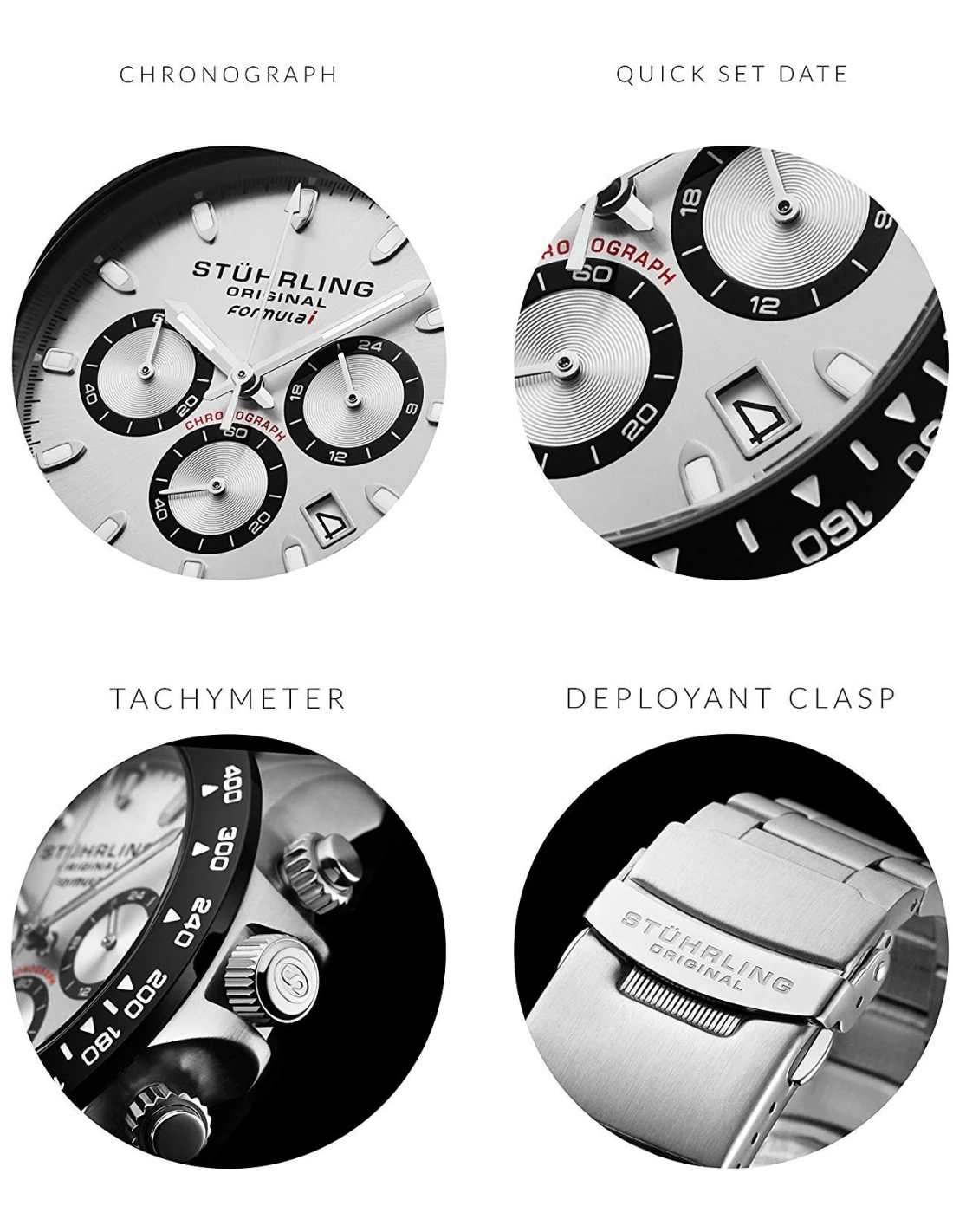 Montre Homme Stuhrling Original Formula i 891Z.01 vue 2