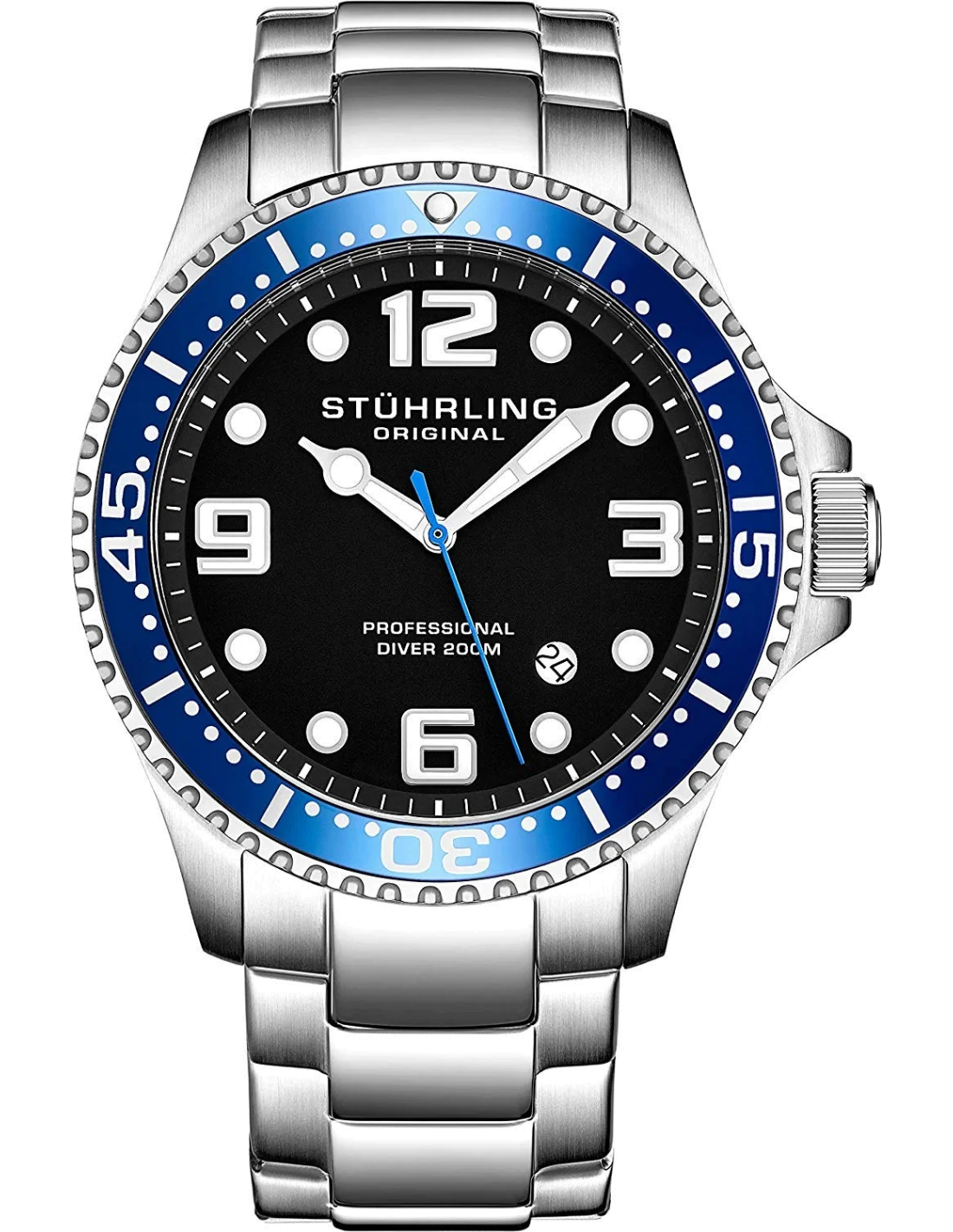 Montre Homme Stuhrling Original Aquadiver 395XL.01 vue 2